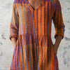 Layla | Colourblock Stripe V-Neck Shirt