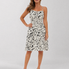 Atlas | Sleeveless Abstract Print Knee Length Dress