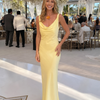Sigler | Sleeveless Cowl Neck Fitted Maxi Dress