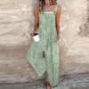 FELICIA | Green Strap Sleeveless Jumpsuit