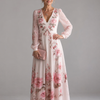 Musal | Long Sleeve Natural Flow Midi Dress