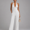 Nymera | Halter Neck Wide Leg Sleeveless Jumpsuit