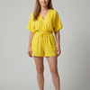 Cliona | V Neck Cold Shoulder Short Sleeve Romper