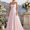 Valenne | Spaghetti Strap Full Lace Maxi Dress