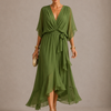 Sarah | Chiffon Dress V-Neck