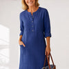 EVI | Casual Women's Dress with Relaxed Fit and Timeless Look for Every Day