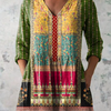 Emilie | Long Blouse with V-Neck