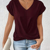 BELLA | Classic Twist Detail V-Neck Top