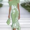 Frederique | Elegant Floral Print Dress