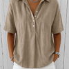 Ava | Blouse with Collar and Button
