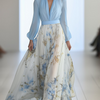 Abigail™ - Maxi Dress with Dazzling Floral Print
