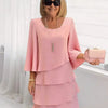 Elise | Elegant flowing dress with ruffles
