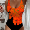 Lucy - Stylish Floral Print One-Piece Swimsuit