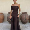 VALENTINA | Elegant Ruched Maxi Dress