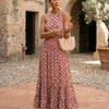 ALTHEA | Printed Halter Top and Skirt Set