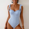 Aurora | Sculpted Blue Sky Swimsuit