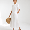 LYSANDRA | Flowing Summer Shirt Dress