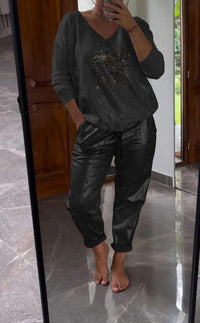 Arlise - Chic Casual Two-Piece Ensemble