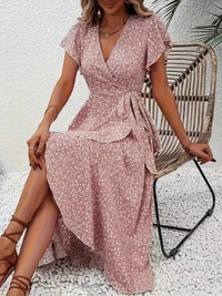 Marta | Floral Wrap Dress with V-Neck