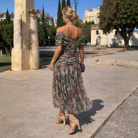 MIKAELA™ | Off Shoulder Maxi Dress
