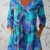 Juliette | Long Blouse with V-Neck