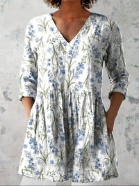 Isabella | Lovely Floral V-Neck Shirt