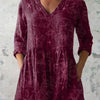 Aria | Morning Glory V-Neck Shirt