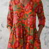 Marion | Long Blouse with V-Neck