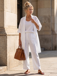 Yael | Three Piece Relaxed Top Pant Set