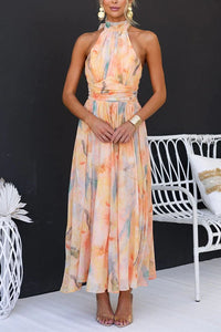 Abigail | Printed Long Dress