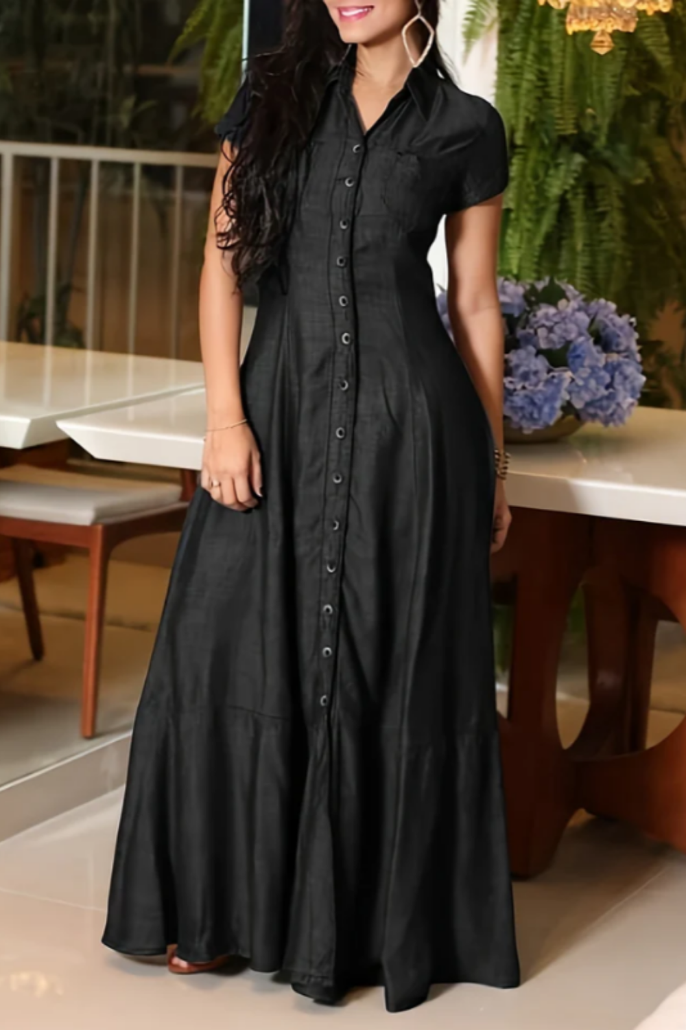 Hera | Maxi Denim Dress