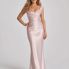 Aureline | One Shoulder Draped Neckline Maxi Dress