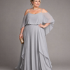 Aurevina | Cold Shoulder Top And Flowing Maxi Skirt Set