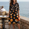 Vespera | Sunset Dot Dress