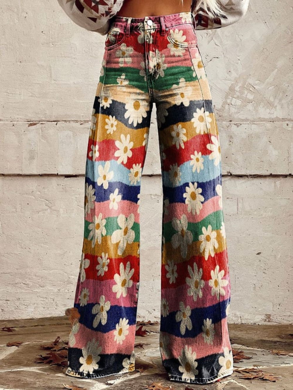 Kailani | Elegant Floral Trousers