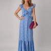 Alure | Sleeveless Ruffle Detail Midi Dress