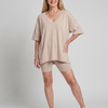 Lucinda | V Neck Top And Shorts Relaxed Fit Set