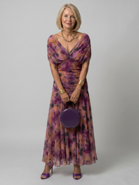 Calen | Off Shoulder Flow Midi Dress