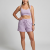 Lysem | Sleeveless Scoop Neck Crop Top And Shorts Set