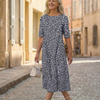 Uriah | Coastal Pattern Dress