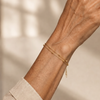 Elowara | Beaded Double Chain Anklet
