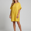 Calliope | Short Sleeve Patch Pockets Knee Length Dress