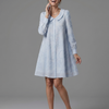 Opal | Button Front Collar Knee Length Dress