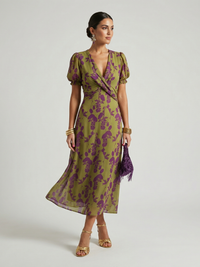 VIREL | Relaxed Floral Midi Dress