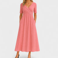 Eleanor | Elegant Midi Dress with Pockets