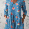 Melanie | Long Blouse with V-Neck