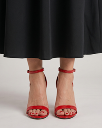 Linnea | Open Toe Ankle Strap Stiletto Sandals