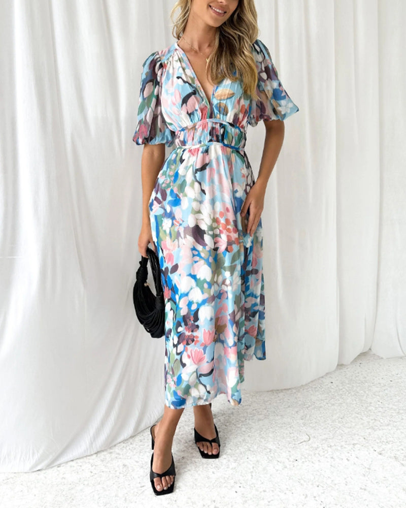 Celine | Women's Floral Pattern Dress