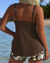 Solea | Short Striped Tankini