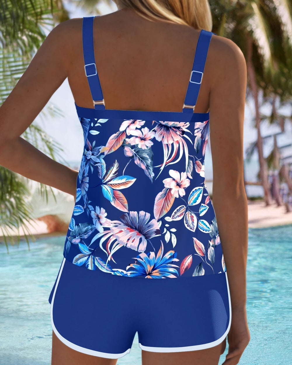 Imke | Printed U-Neck Tankini